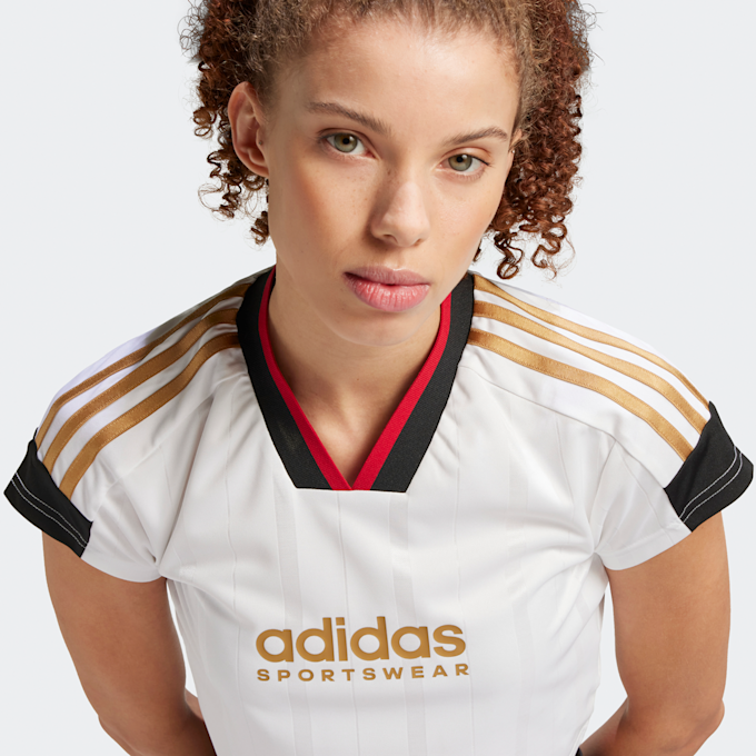 adidas Originals Tiro Cut 3-Streifen Crop Top weiß 31969 3