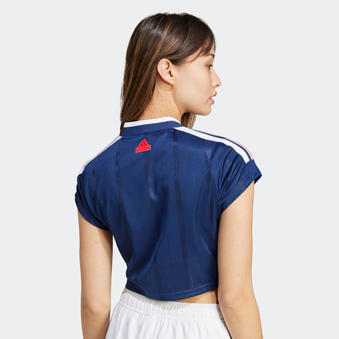 adidas Originals Tiro Cut 3-Streifen Crop Top bleu 31971 2