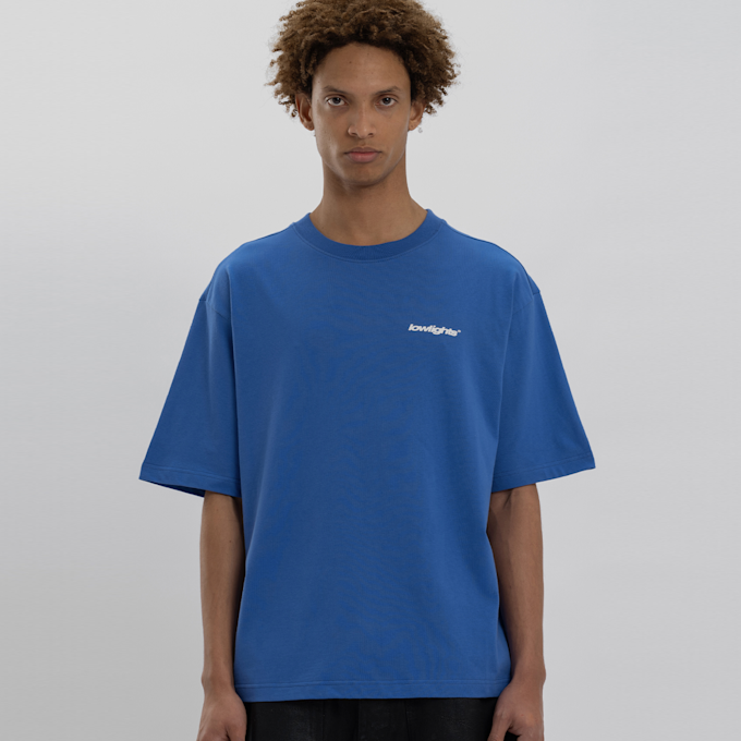 Low Lights Studios Basic Logo T-Shirt plava 31991 1