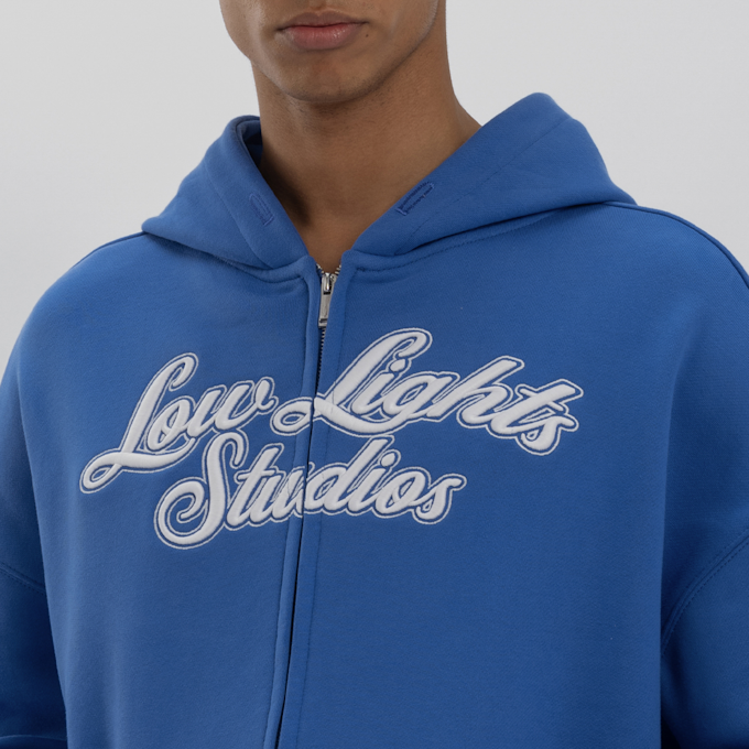 Low Lights Studios Shutter Zip Hoodie niebieski 32015 3