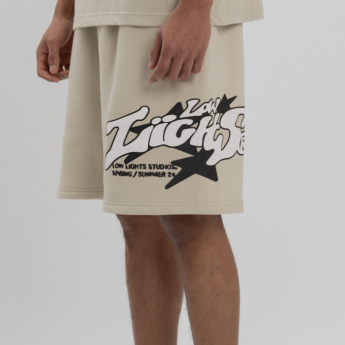Low Lights Studios Astro Jogger Shorts beige 32018 2
