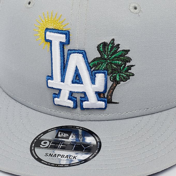 New Era 9Fifty Summer Icon MLB Los Angeles Dodgers grau 32064 5