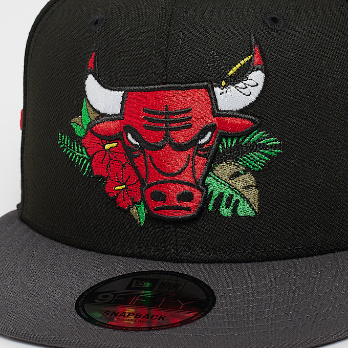 New Era 9Fifty Floral NBA Chicago Bulls schwarz 32066 5