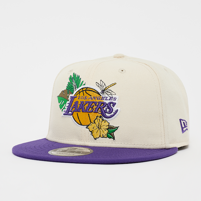 New Era 9Fifty Floral NBA Los Angeles Lakers beige 32067 1