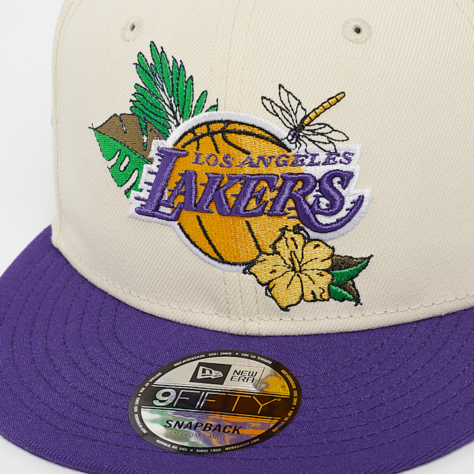 New Era 9Fifty Floral NBA Los Angeles Lakers beige 32067 5