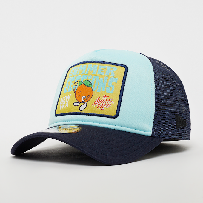 New Era A-Frame Trucker NE Patch bleu 32074 1
