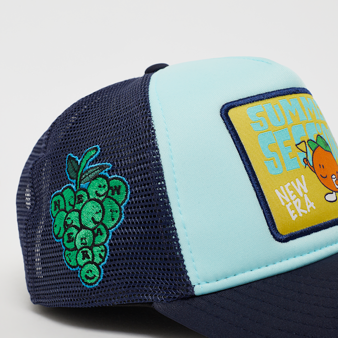 New Era A-Frame Trucker NE Patch bleu 32074 5