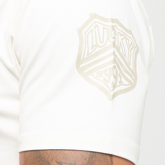 Smoke Rise VARSITY DOODLE T-SHIRT CHALK beige 32112 5
