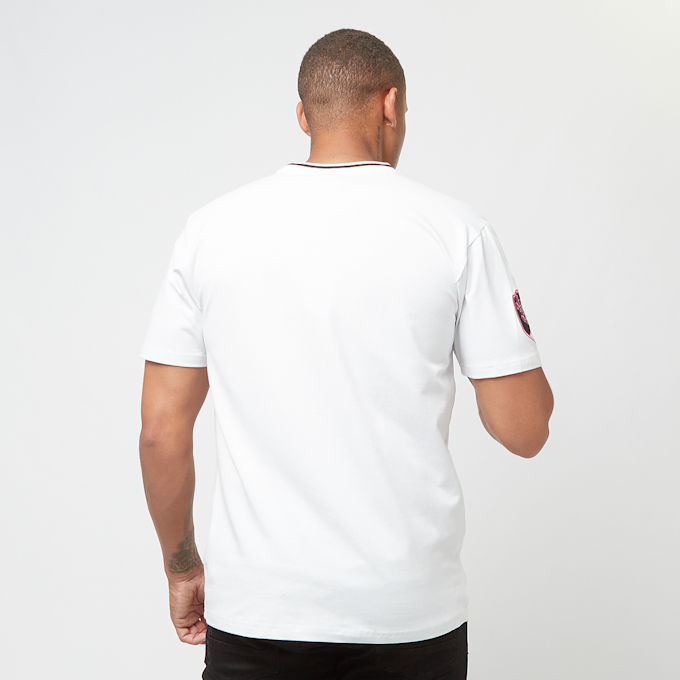 Smoke Rise Varsity Jacquard Resort T-Shirt weiß 32114 2