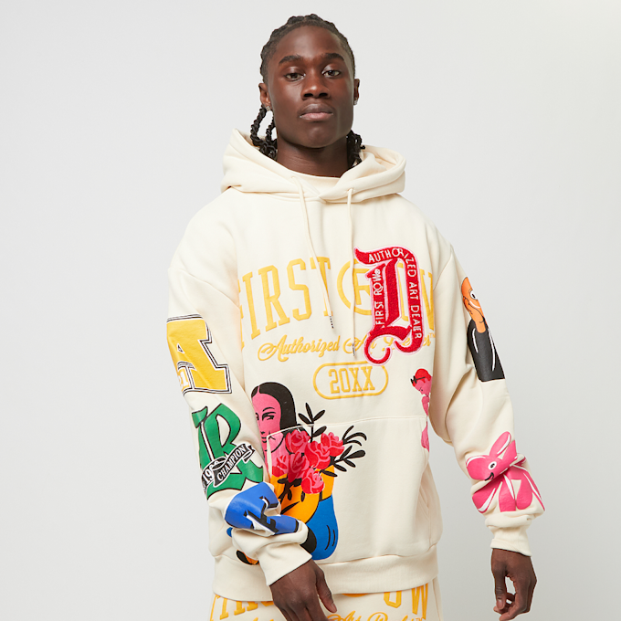 First Row Graphic Fleece w/puff. Embo & Patch bleu 32170 1