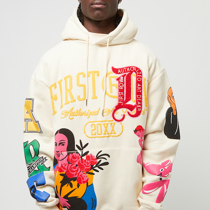 First Row Graphic Fleece w/puff. Embo & Patch bleu 32170 3