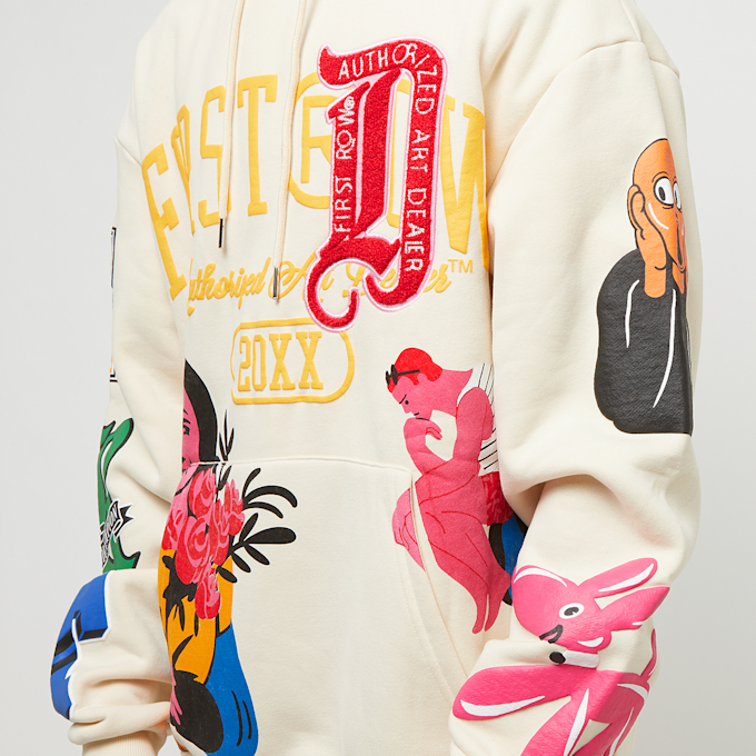 First Row Graphic Fleece w/puff. Embo & Patch bleu 32170 5