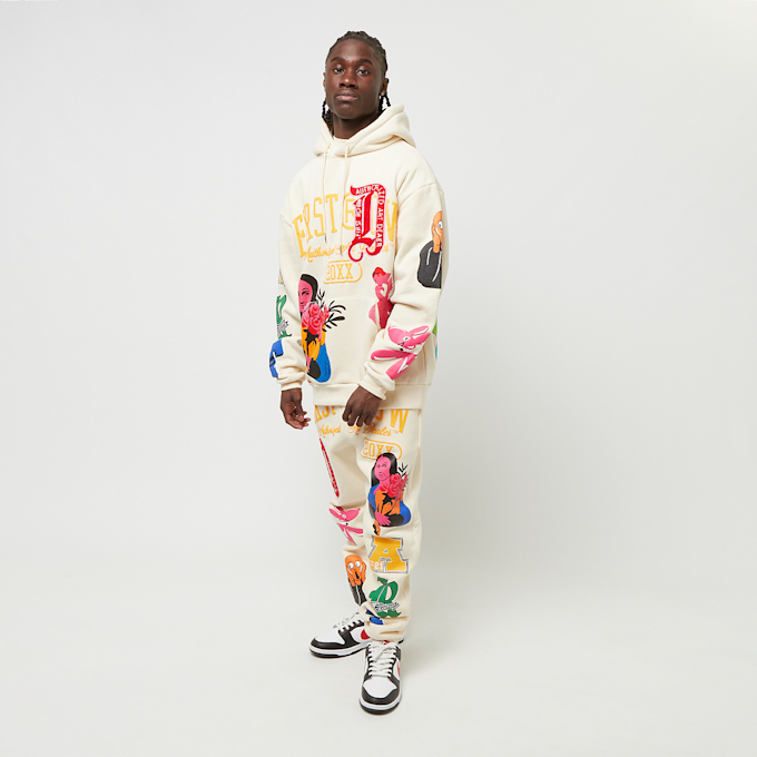 First Row Graphic Fleece w/puff. Embo & Patch bleu 32170 7