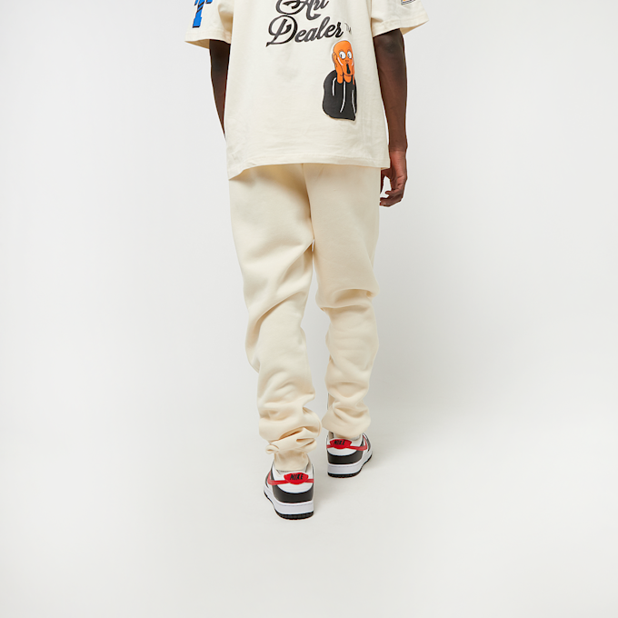 First Row Fleece Jogger w/puff. Embo & Patch niebieski 32171 2