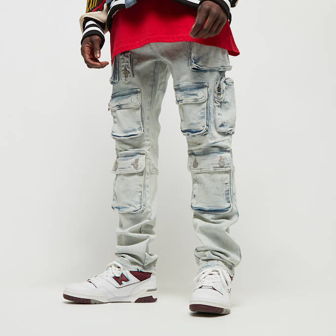 First Row Y2K Cargo Pants niebieski 32177 1