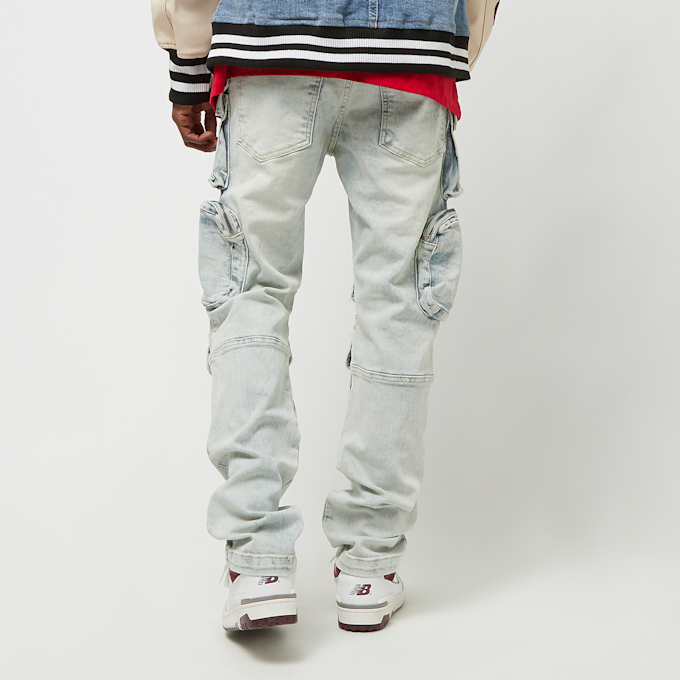First Row Y2K Cargo Pants bleu 32177 2