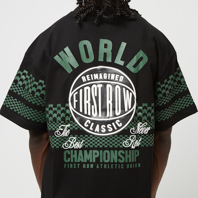 First Row Graphic Tee W/ Patch morado 32187 4