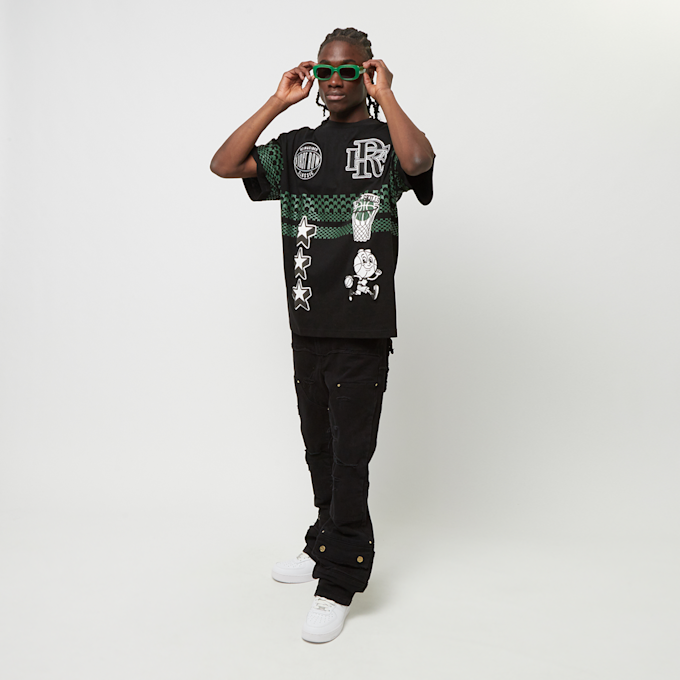 First Row Graphic Tee W/ Patch morado 32187 5