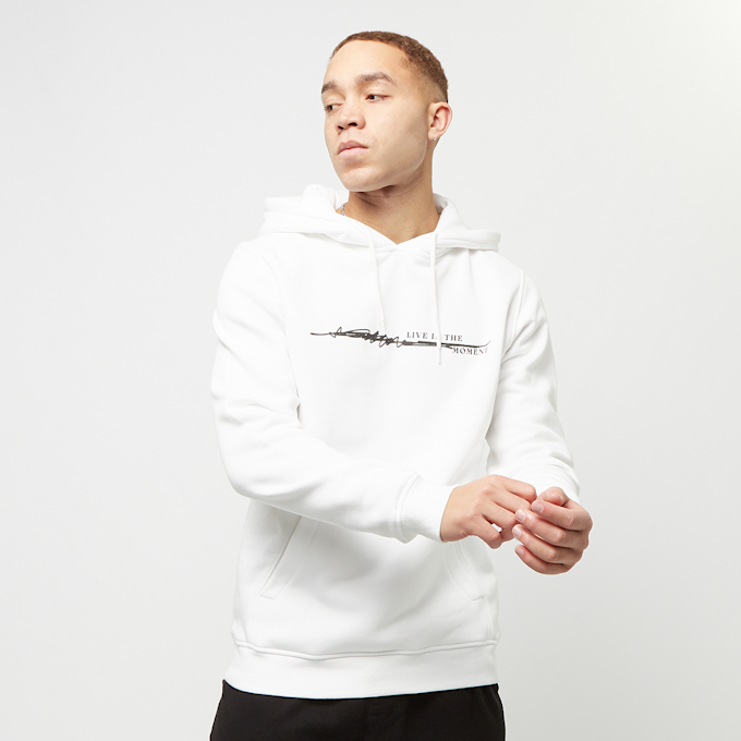 Mister Tee Live In The Moment Hoody blanco 32259 2