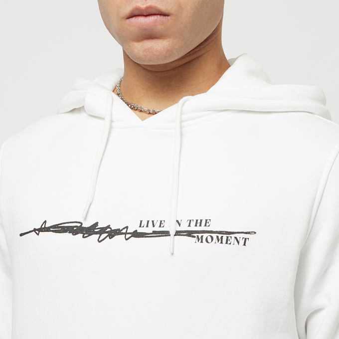 Mister Tee Live In The Moment Hoody blanco 32259 3