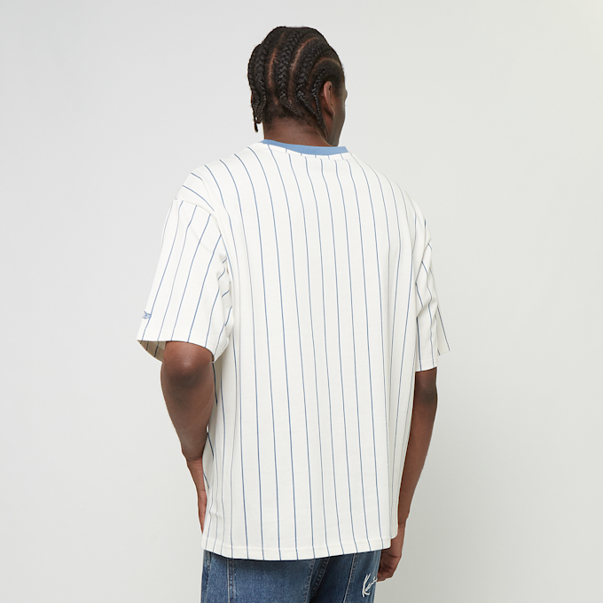 New Era Ne Pinstripe Oversized Tee weiß 32325 2