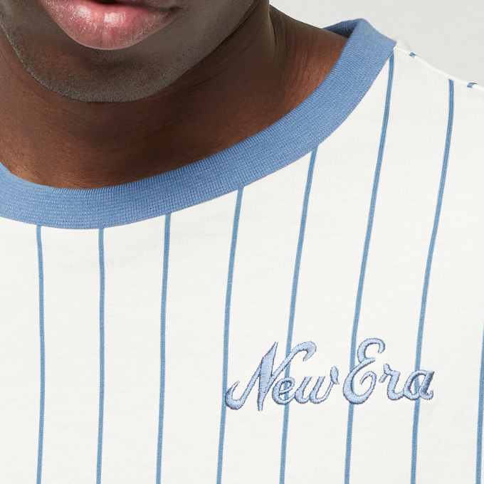 New Era Ne Pinstripe Oversized Tee bijela 32325 3