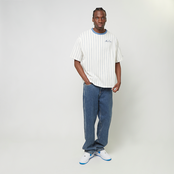New Era Ne Pinstripe Oversized Tee weiß 32325 5