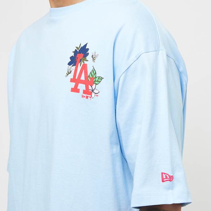 New Era MLB Floral Graphic Oversized Tee Los Angeles Dodgers azul 32345 3