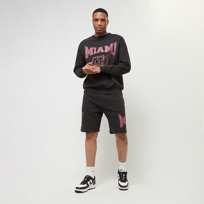 New Era NBA Washed Crew Miami Heat noir 32356 5