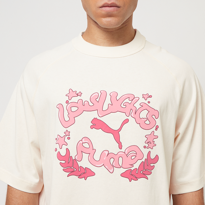 PUMA x Low Lights Classics+ Oversized Graphic Tee Puma x Low Lights beż 32363 3