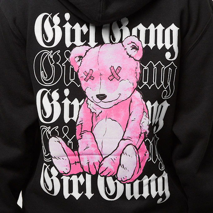 Miss Tee Girl Gang Hoody zwart 32373 4