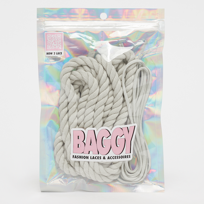 BAGGY Rope Laces 10mm Set 100cm grau 32416 1