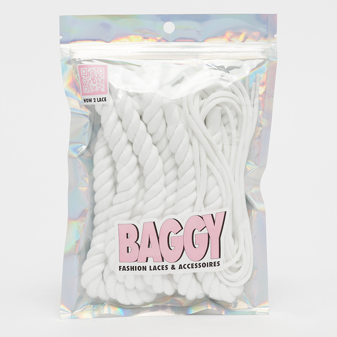BAGGY Rope Laces 14mm Set 120cm blanc 32424 1