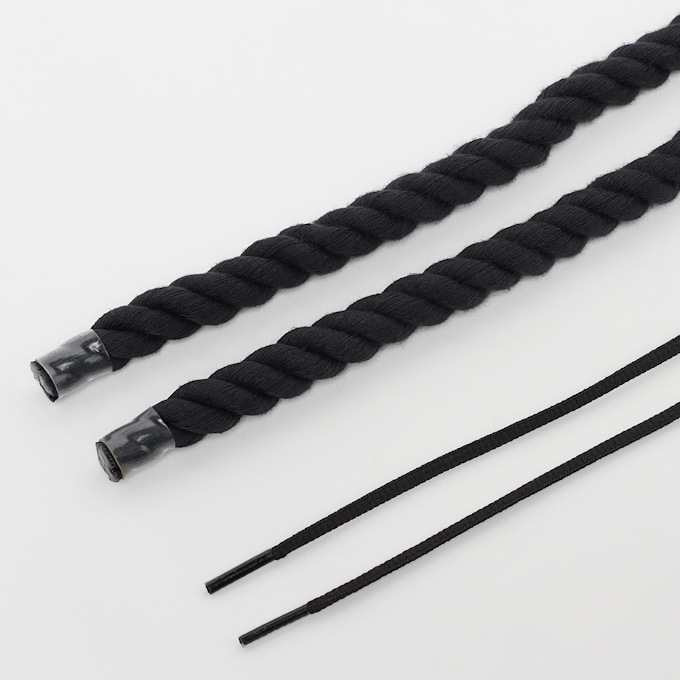 BAGGY Rope Laces 14mm Set 100cm negro 32426 2