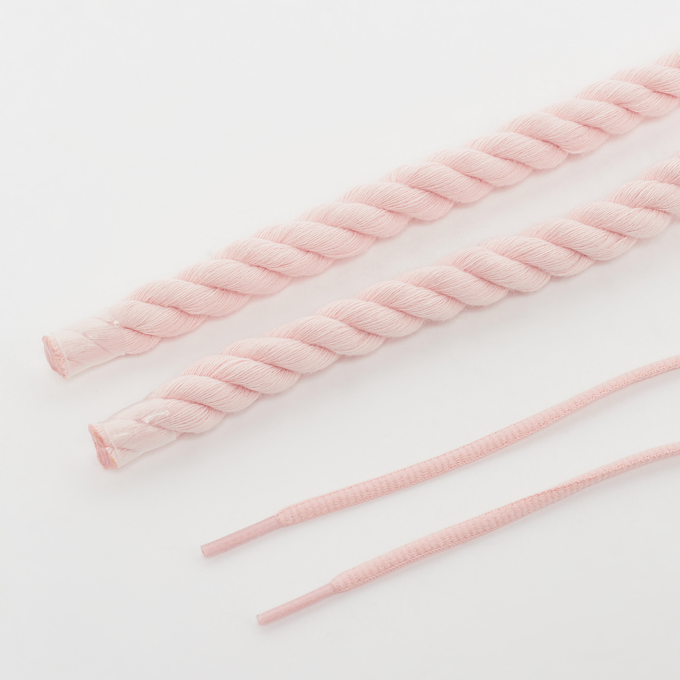 BAGGY Rope Laces 10mm Set 140cm rosa 32431 2