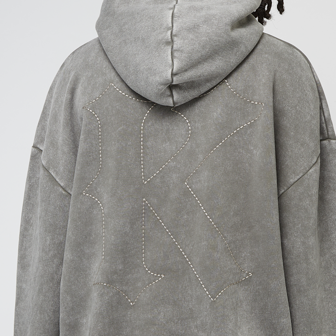 Karl Kani Oversized Hoodie grijs 41384 3
