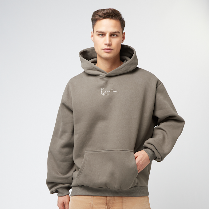 Karl Kani Small Signature Essential OS Hoodie dark brown smeđa 41387 1