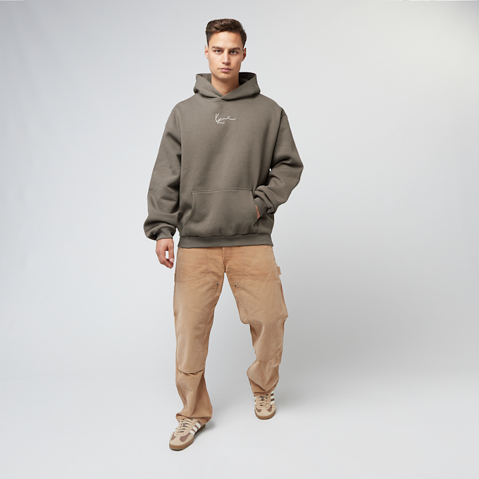 Karl Kani Small Signature Essential OS Hoodie dark brown marrone 41387 4