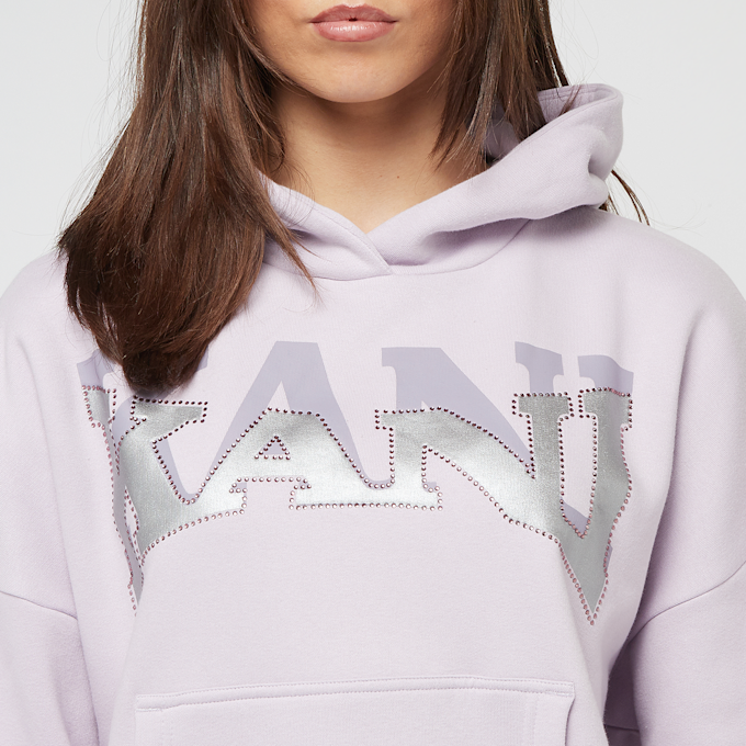 Karl Kani Woven Signature Glitter Oversized Hoodie roze 41315 3