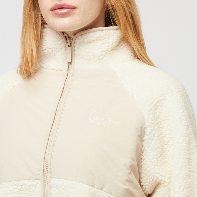 Karl Kani Chest Signature Teddy Block Trackjacket off white/sand beige 41337 3