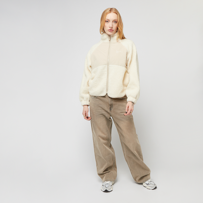 Karl Kani Chest Signature Teddy Block Trackjacket off white/sand beige 41337 4