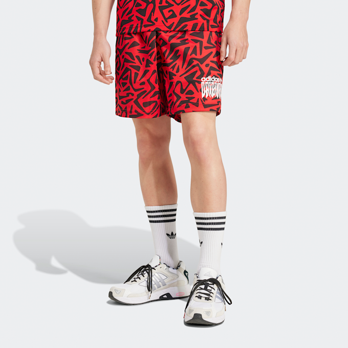 adidas Originals AOP SHORTS better scarlet rouge 32547 1
