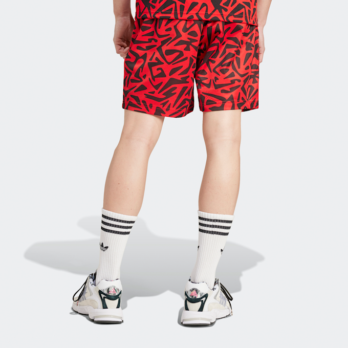 adidas Originals AOP SHORTS better scarlet rouge 32547 2