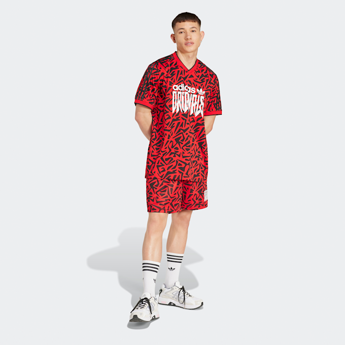 adidas Originals AOP SHORTS better scarlet rouge 32547 5