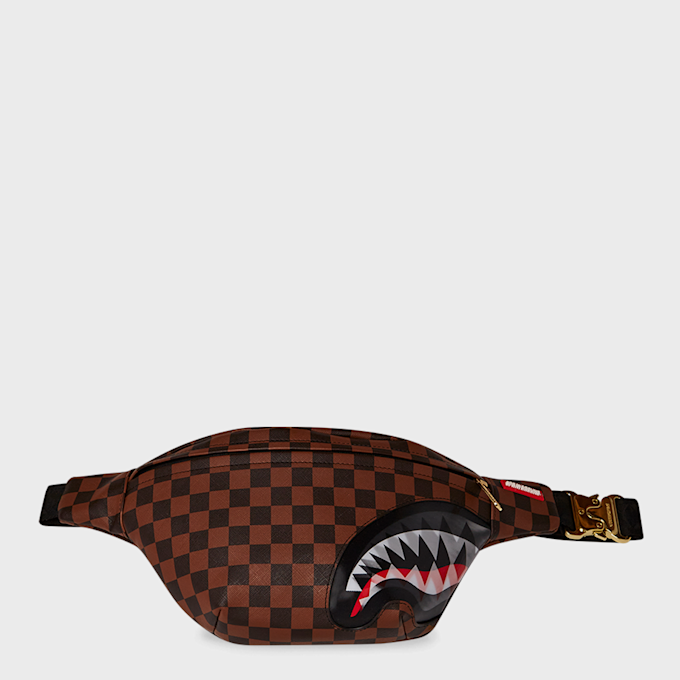 SPRAYGROUND Sip Lenticular Chomp Crossbody savy brown bruin 32604 2