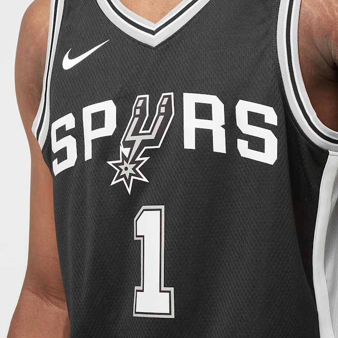 Nike Victor Wembanyama San Antonio Spurs Icon Edition 2022/23 NBA Swingman Trikot schwarz 32654 3