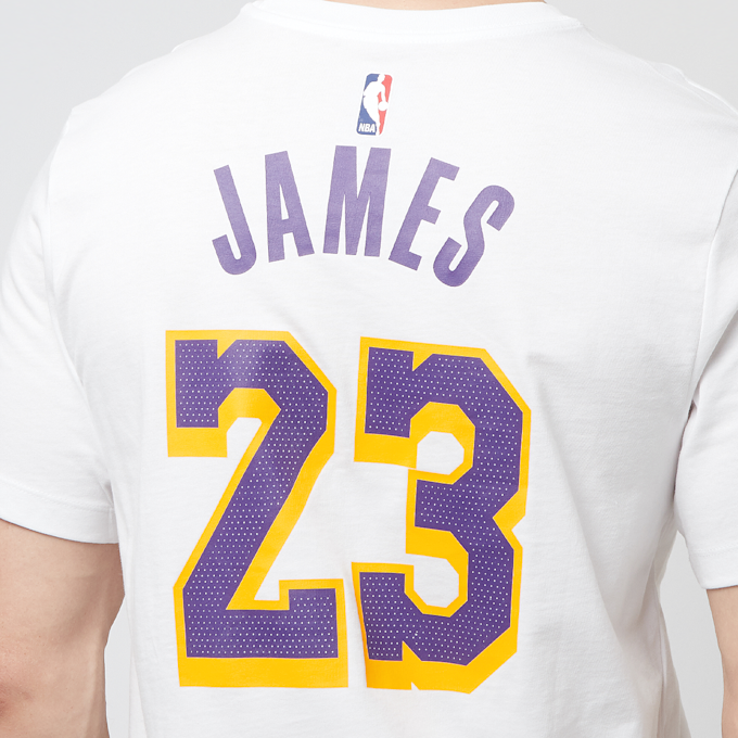 Nike NBA Los Angeles Lakers Tee wit 32659 4