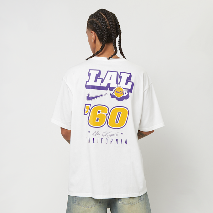 Nike NBA LAL MYMT Shortsleeve Tee biały 32665 1