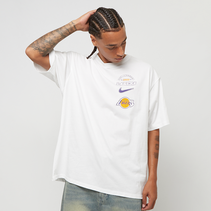 Nike NBA LAL MYMT Shortsleeve Tee biały 32665 2