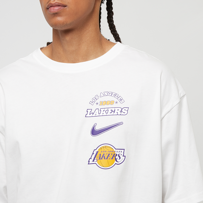 Nike NBA LAL MYMT Shortsleeve Tee biały 32665 3